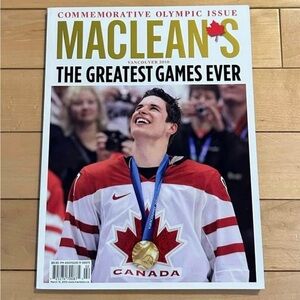 New 2010 Maclean's Commemorative Olympic Issue Magazine